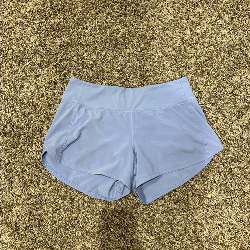 Purple lululemon shorts
